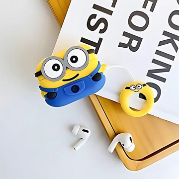 CUTE MINION SILICONE AIRPODS CASE COVER FOR 1/2, 3 AND AIRPODS PRO