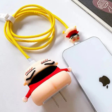 Shin Chan - iPhone Charger Case and Cable Protector