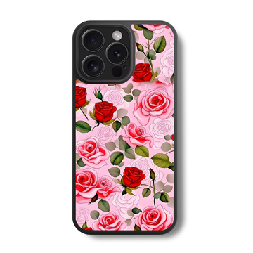 Rosy Romance Glass Case