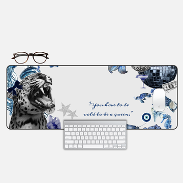 The Indigo Archive Desk Mat and Gaming Mouse Pad