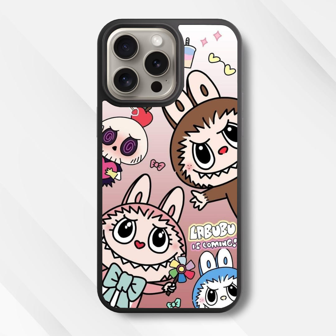 Labubu is Coming Glass Case
