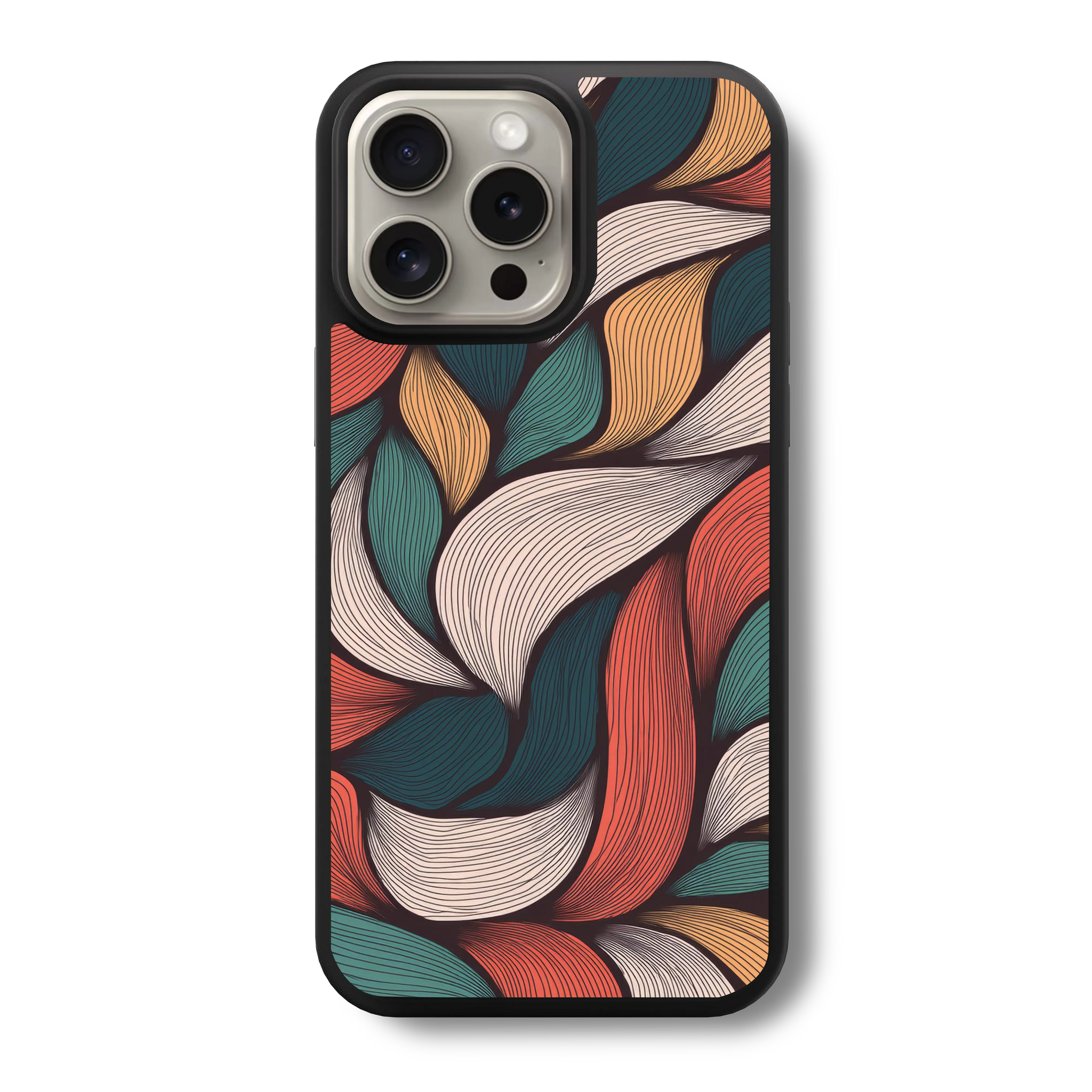Flowing Colors Abstract Glass Case