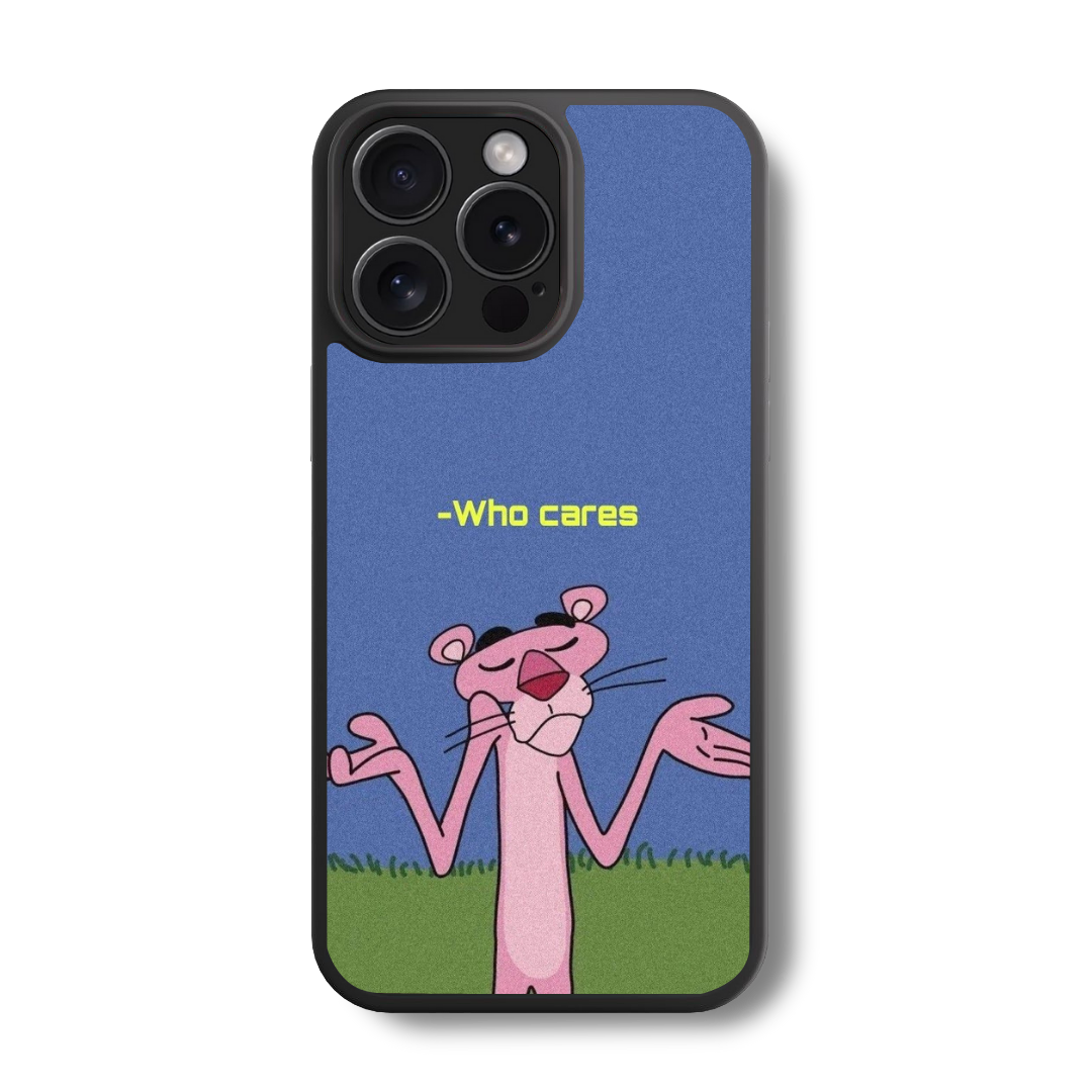 Pink Panther Attitude Glass Case