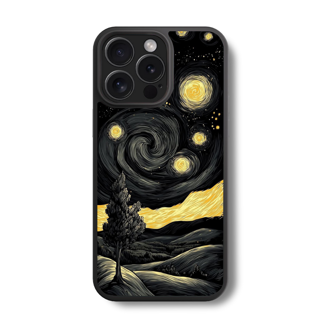 The Van Gogh Vibe Glass Case