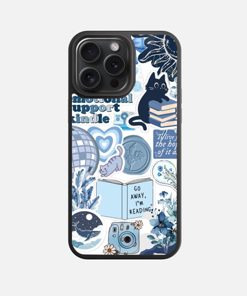 Bookish Blue Dream Glass Case