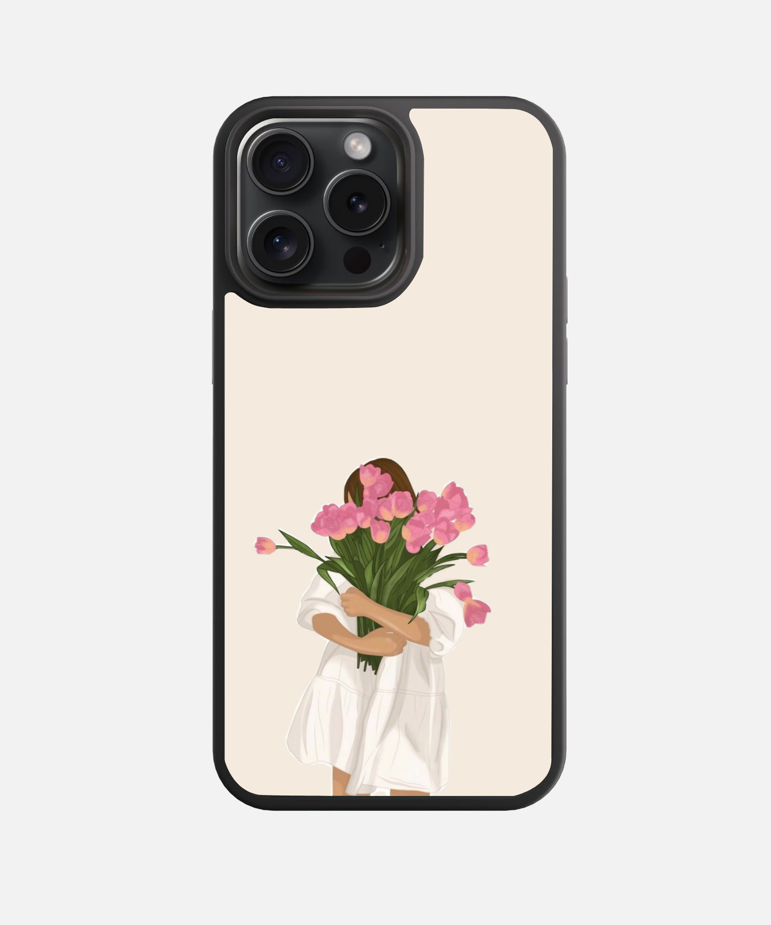 The Tulip Girl Glass Case