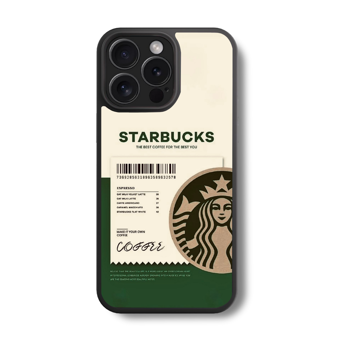 The Starbucks Receipt Glass Case