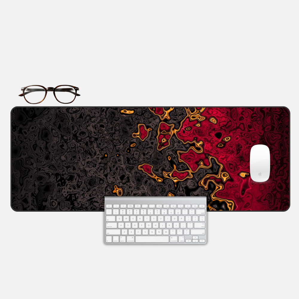Core Meltdown Desk Mat and Gaming Mouse Pad