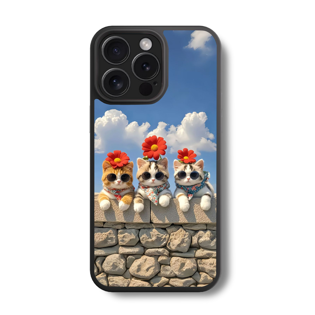 The Cool Cat Crew Glass Case