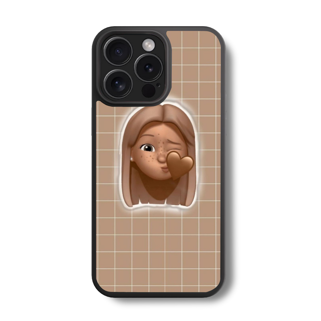 The Wink Emoji Glass Case