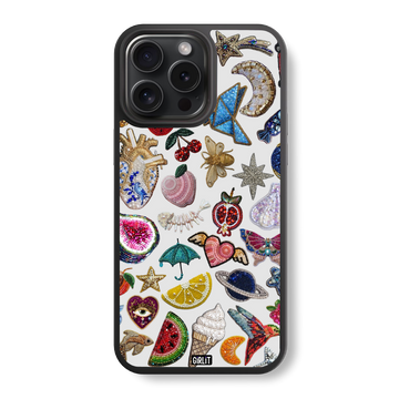 Jeweled Trinkets Glass Case