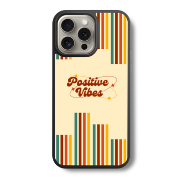 Retro Positive Vibe Glass Case