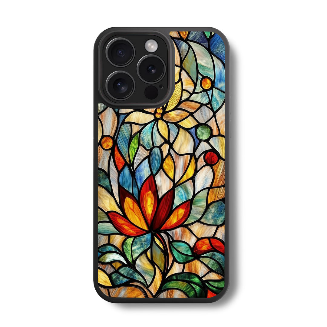 Sacred Lotus Glow Glass Case