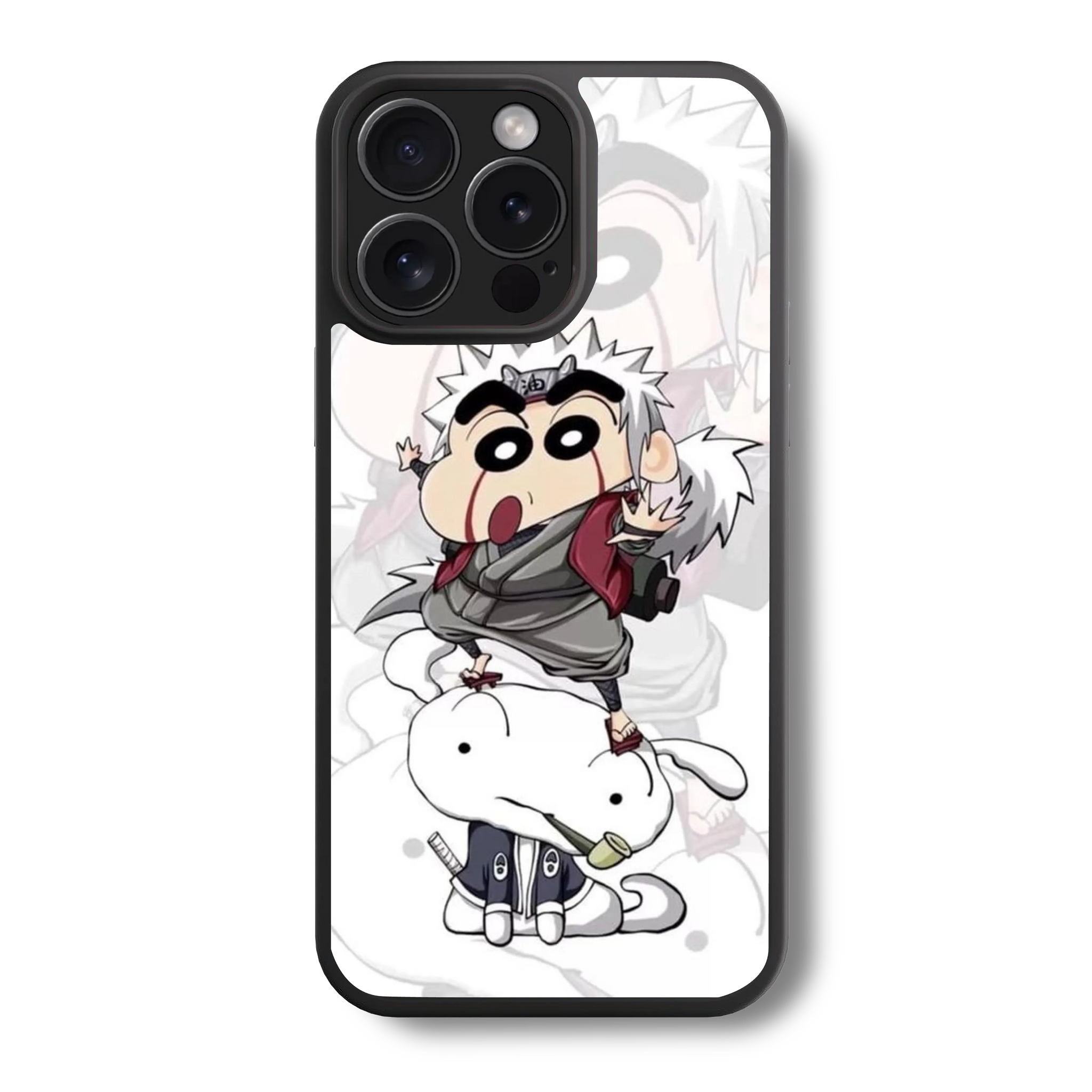 Shinchan Goes Wild Glass Case