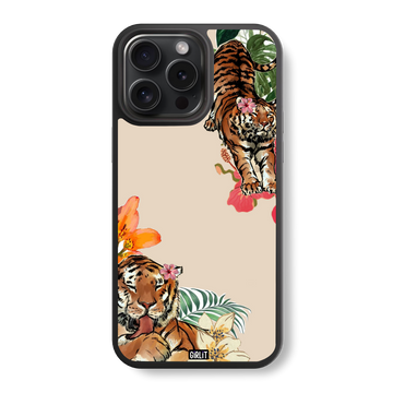 Wild Orchid Roar Glass Case