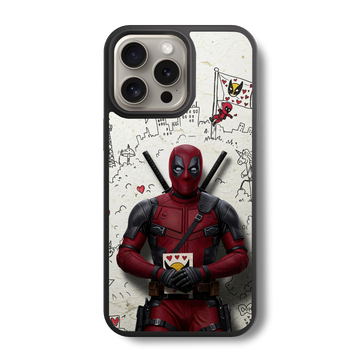 Deadpool's Doodles of Devotion Glass Case