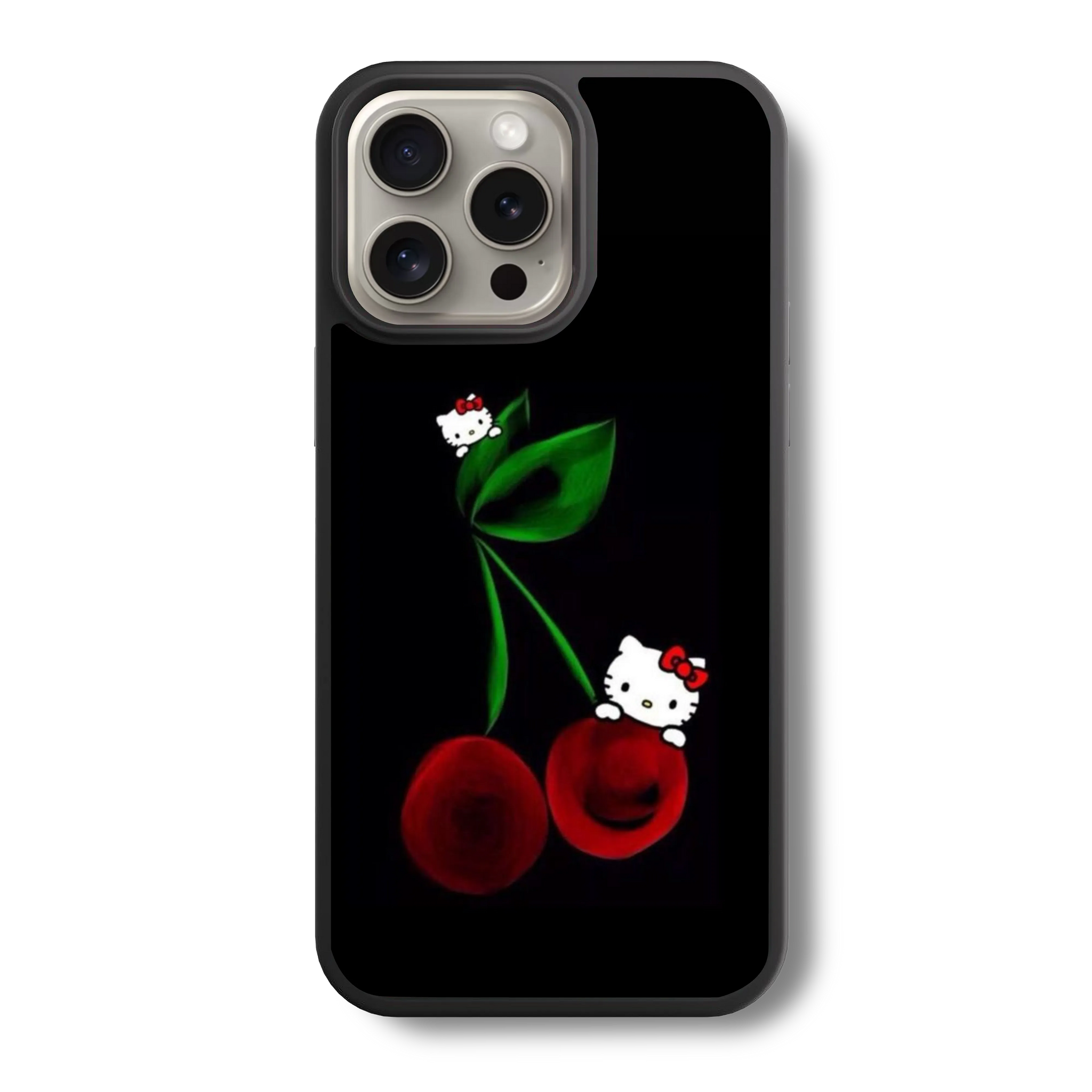 Cherry Bomb Kitty Glass Case