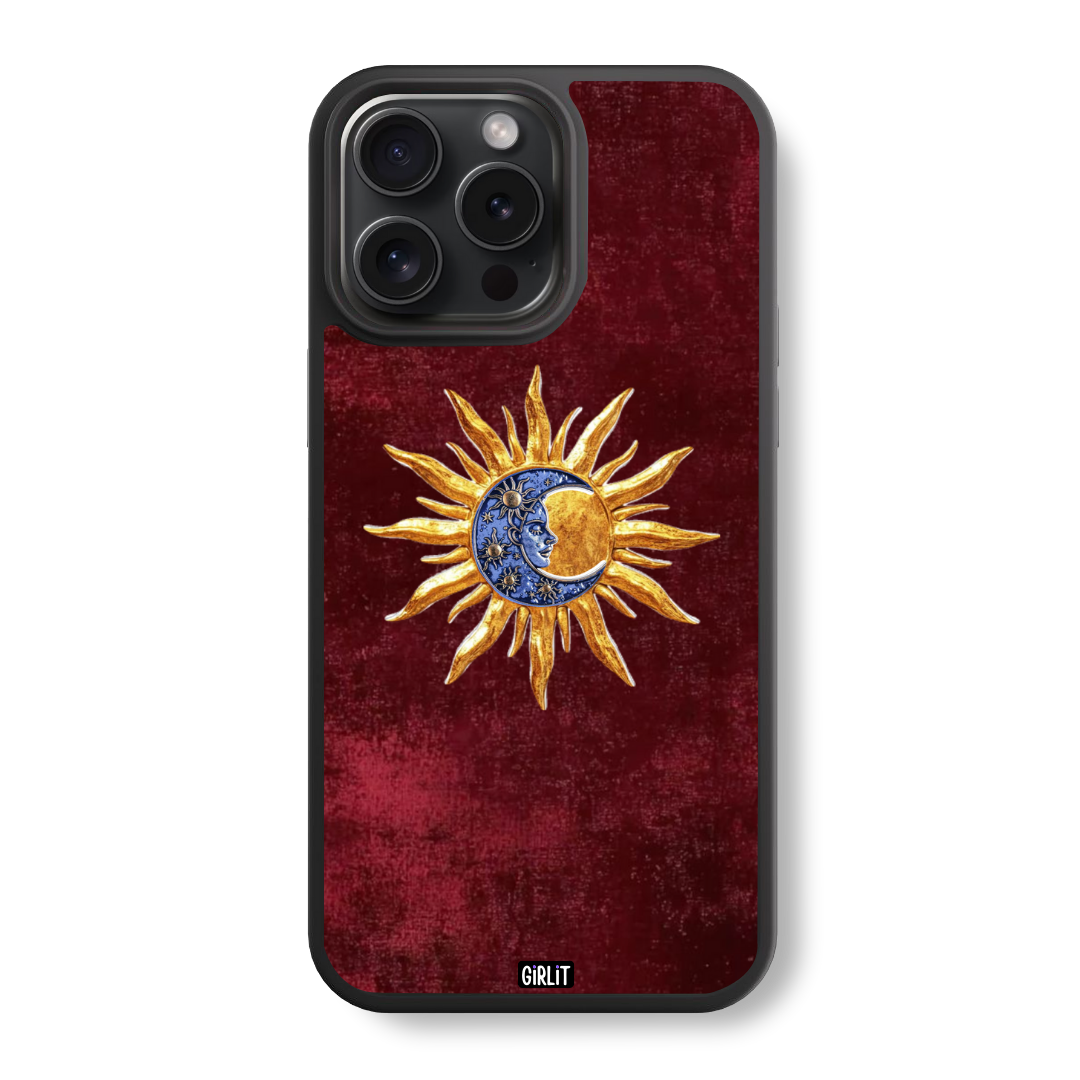 Solar Lunar Embrace Glass Case