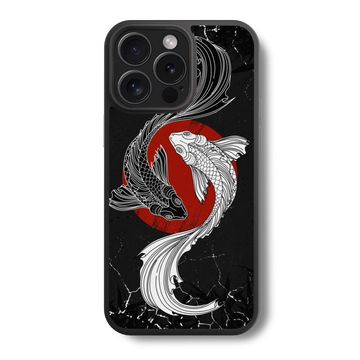 Koi Harmony Glass Case