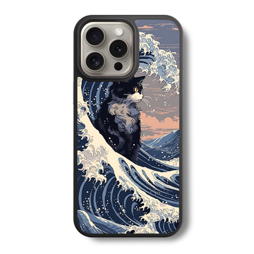 Feline Tide Art Glass Case