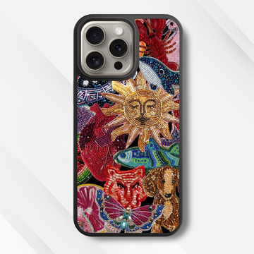 Textured Tapestry Glass Case