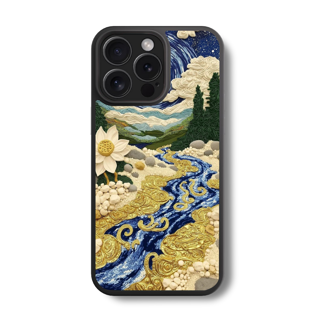 Golden River Flow Glass Case