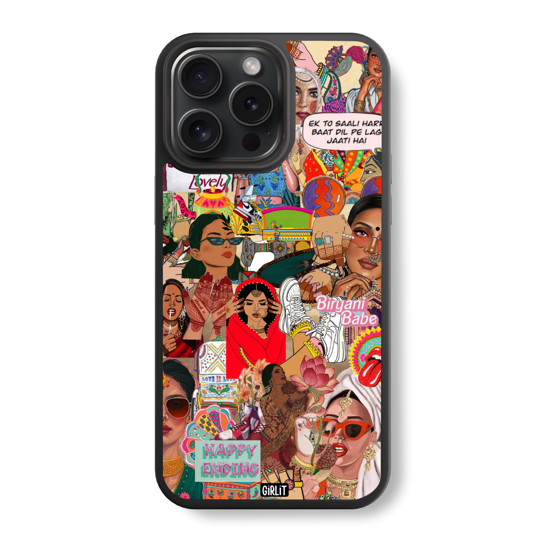 Biryani Babe Glass Case