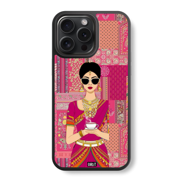 Confidence in Kanchipuram Glass Case