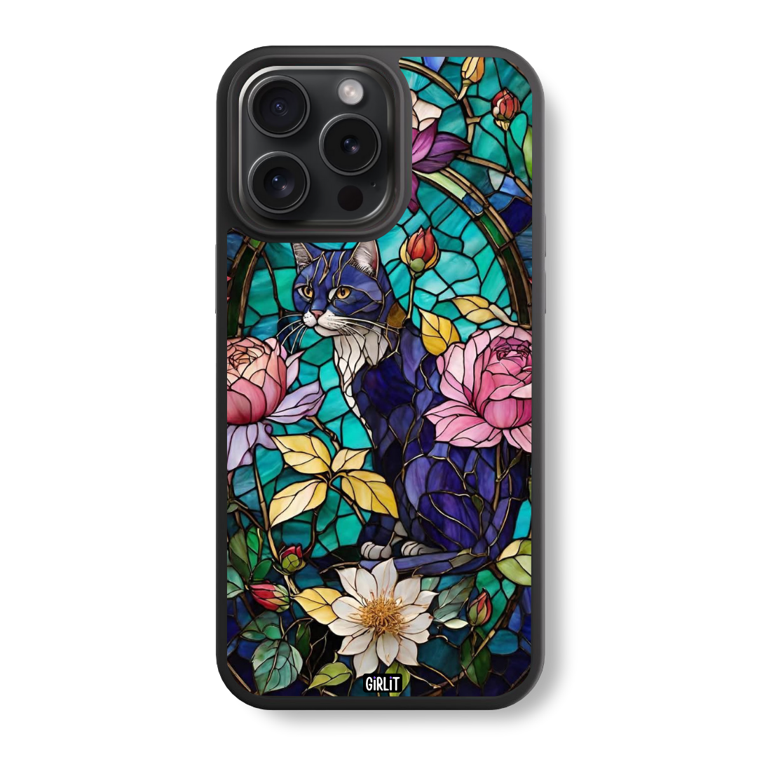 Cathedral Cat Glass Case