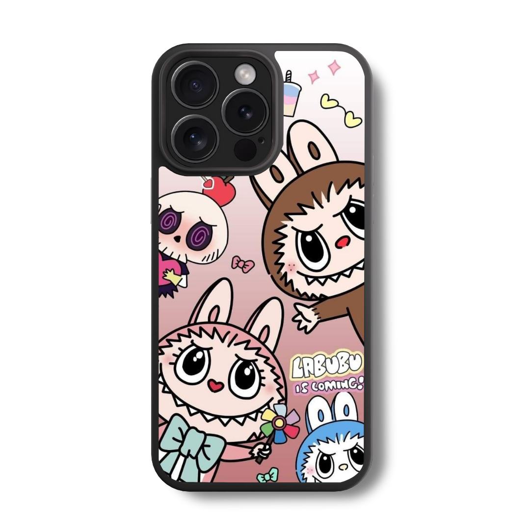 Labubu is Coming Glass Case