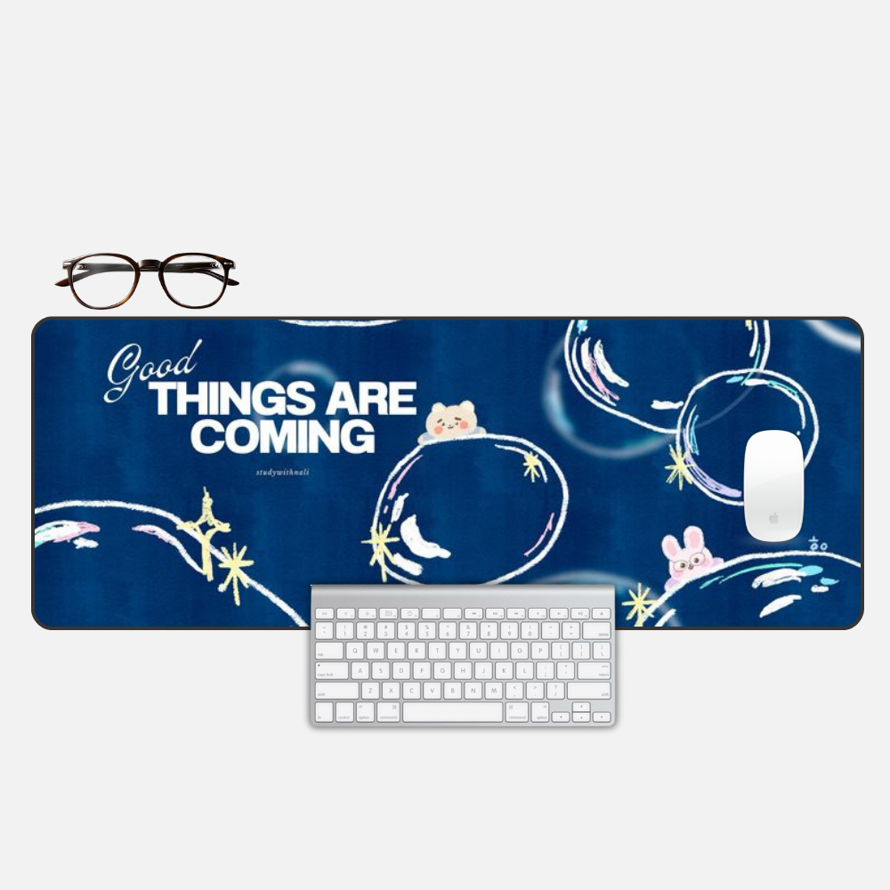 Bubble of Hope Desk Mat and Gaming Mouse Pad