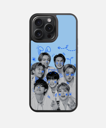 Bangtan Photobooth Glass Case