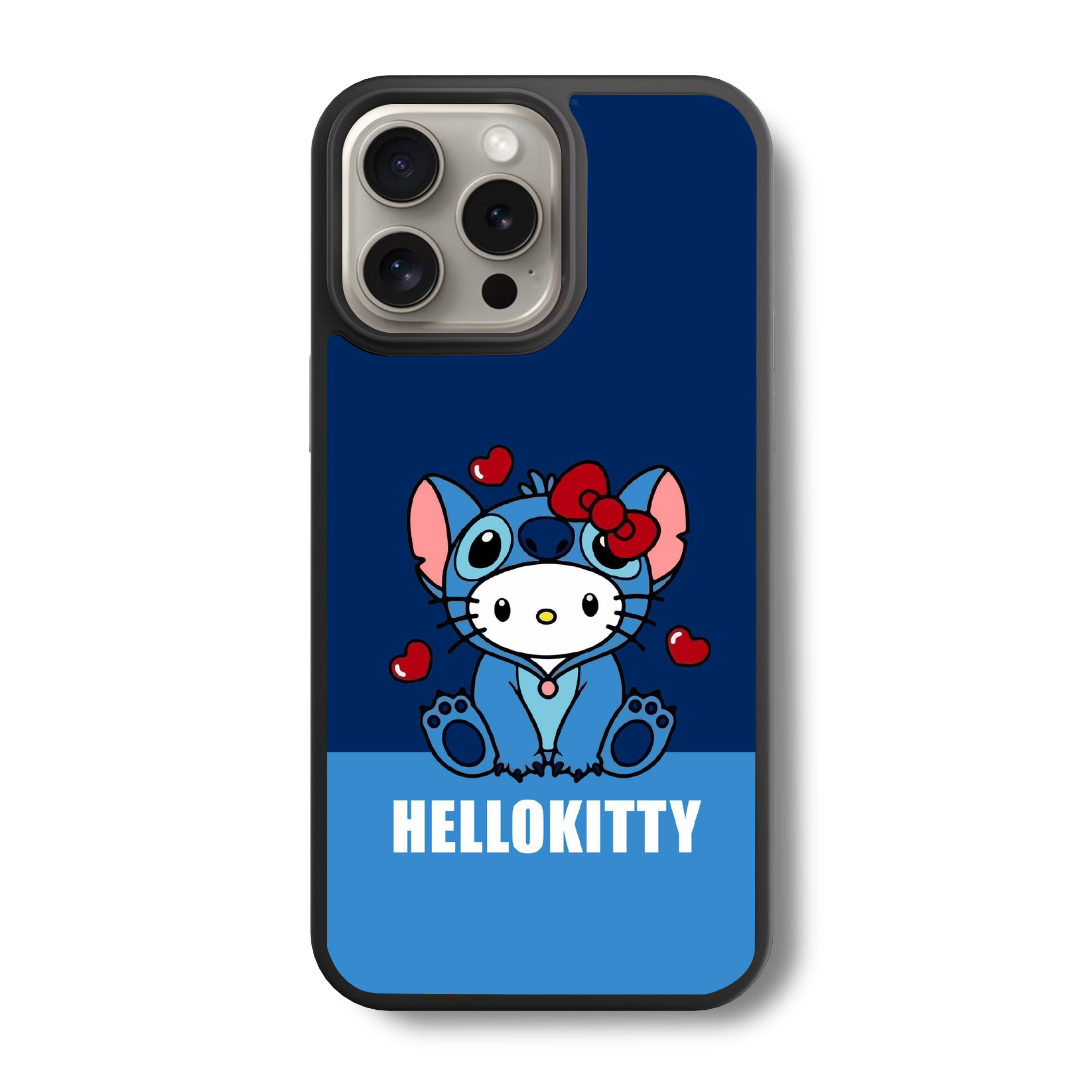 Kitty Disguise Stitch Glass Case