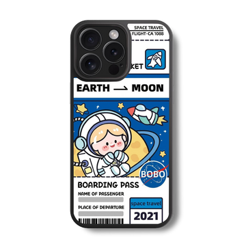 Galactic Boarding Pass Glass Case