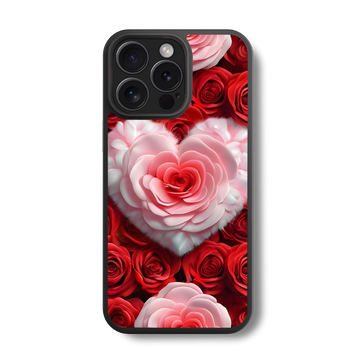 Velvet Heart Bloom Glass Case