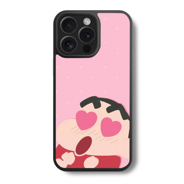 Loveable Shinchan Glass Case