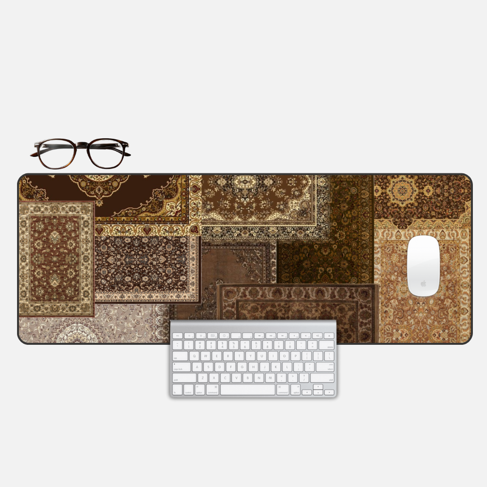 Persian Desert Sands Desk Mat and Gaming Mouse Pad
