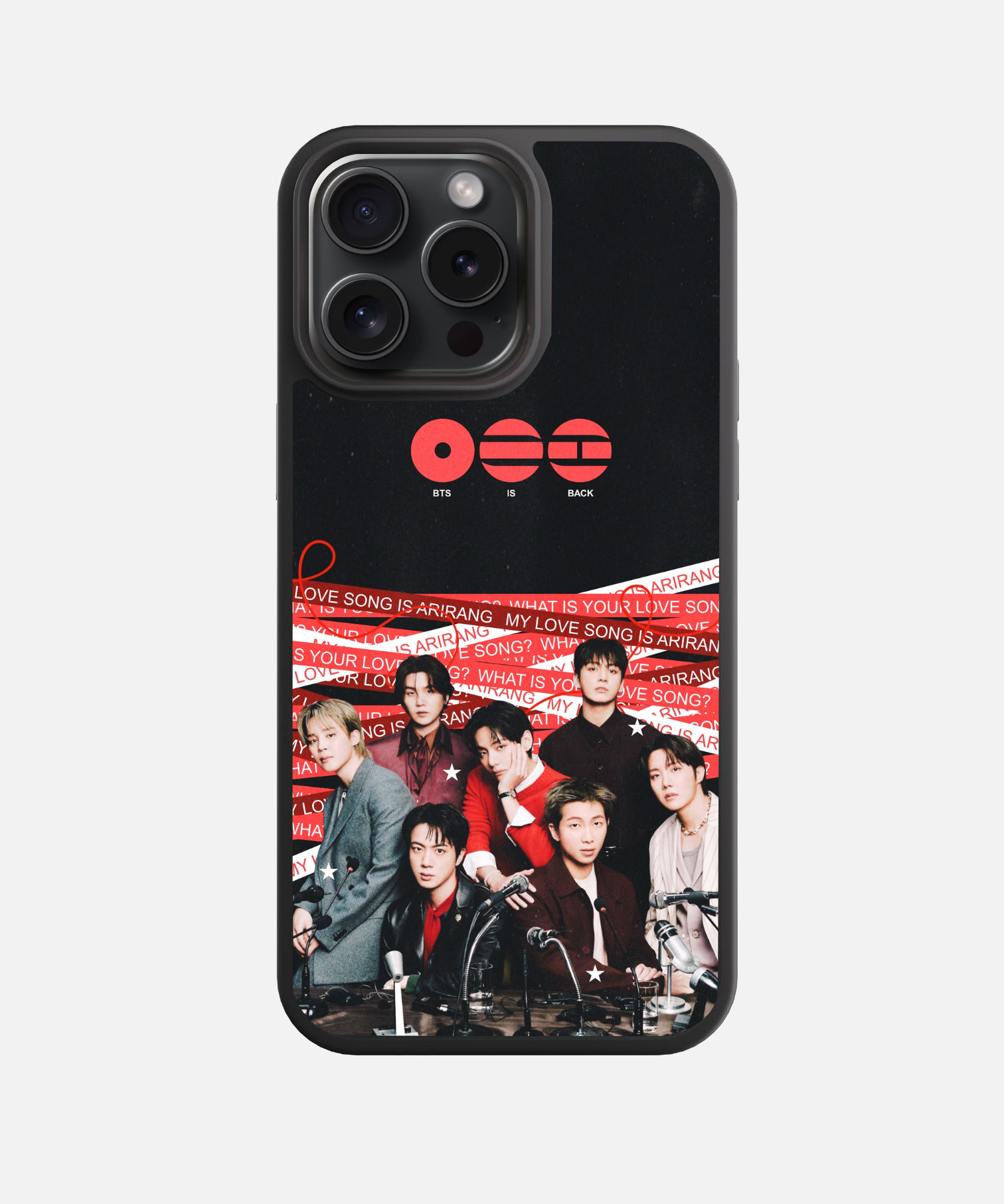 BTS: Uncensored Arirang Glass Case