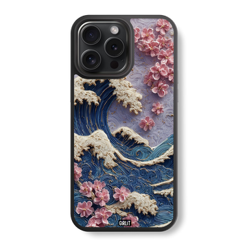 Cherry Wave Glass Case