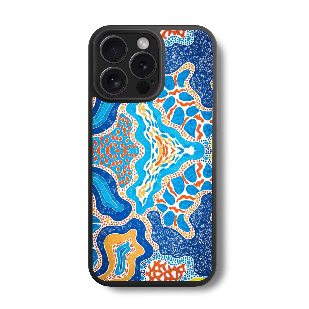 Modern Mandala Glass Case
