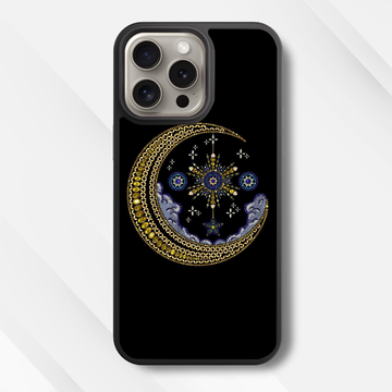Gilded Celestial Night Glass Case
