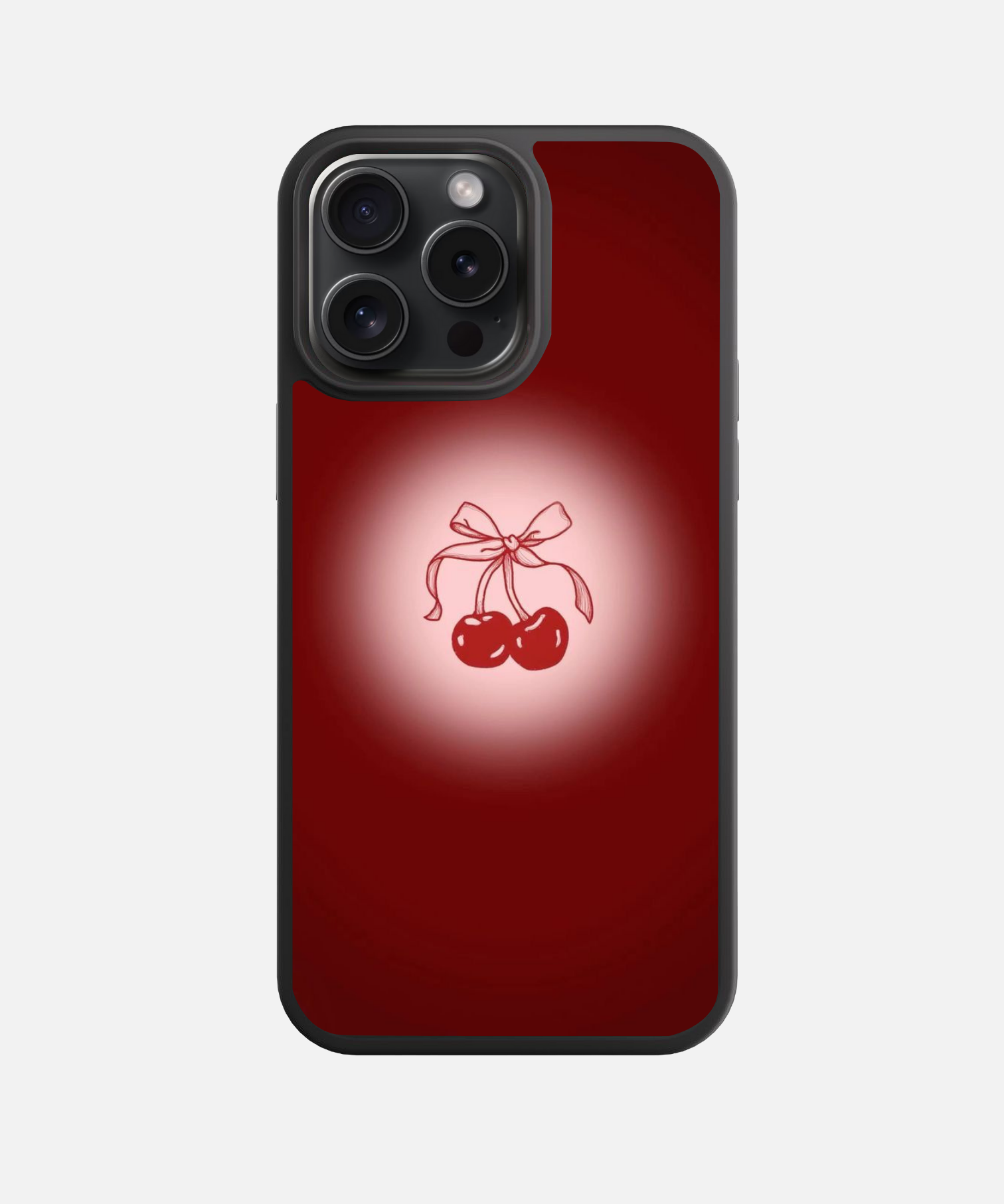 Cherry Noir Glass Case
