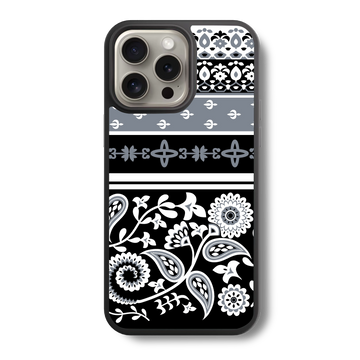 Paisley Pattern Pop Glass Case