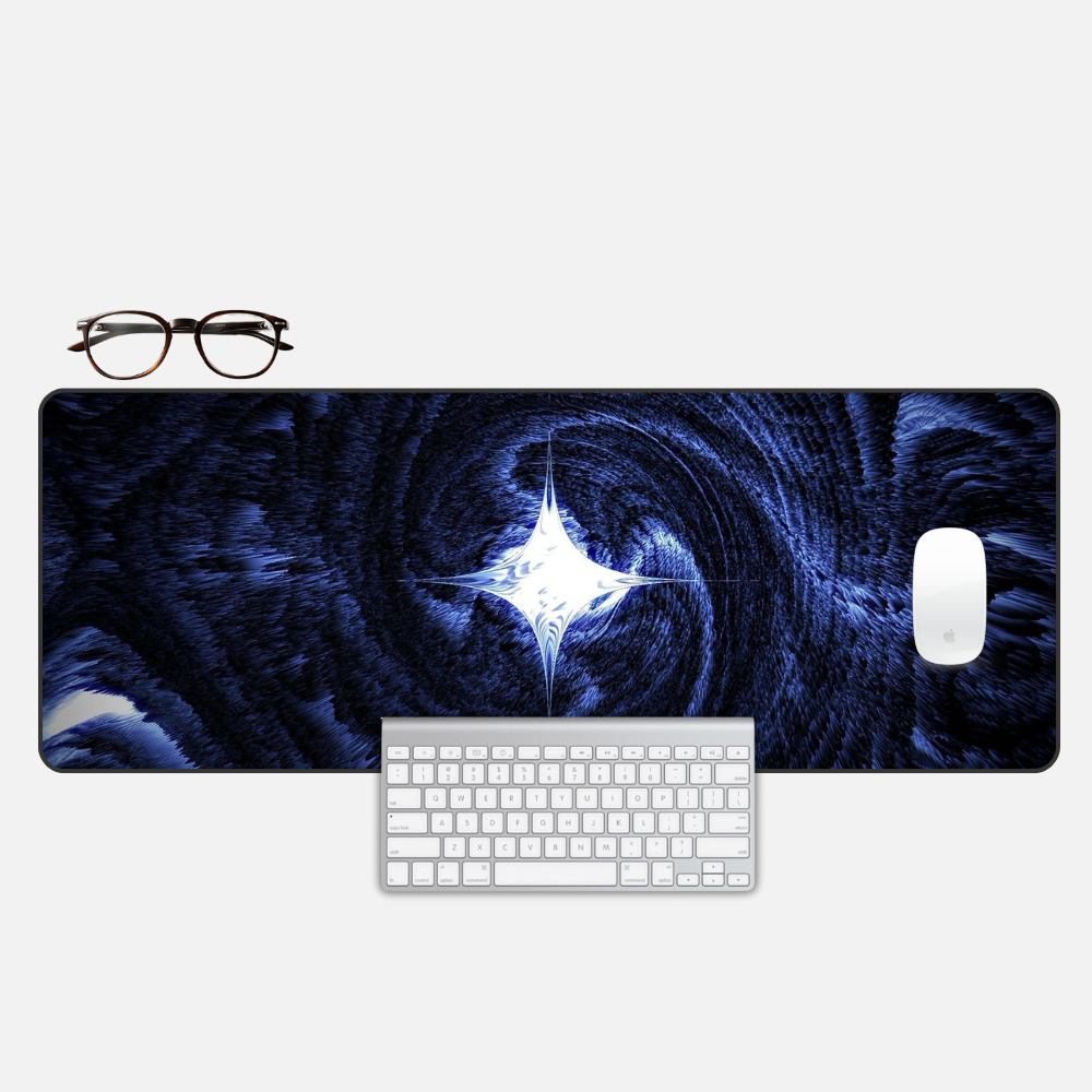 Frost Shard Desk Mat and Gaming Mouse Pad