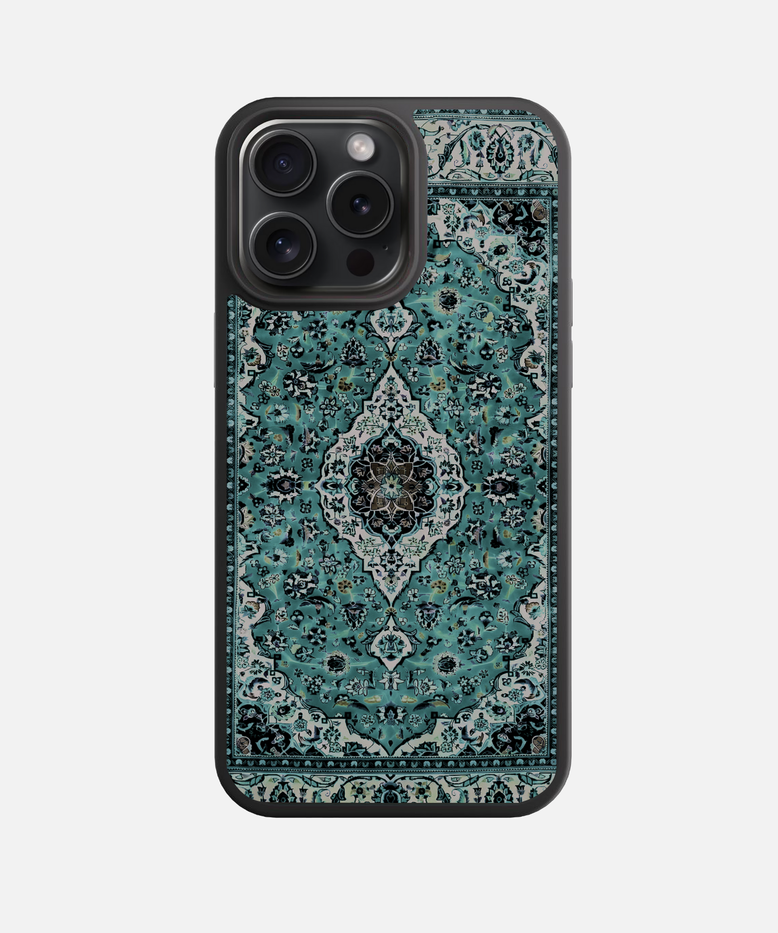 Royal Teal Medallion Glass Case