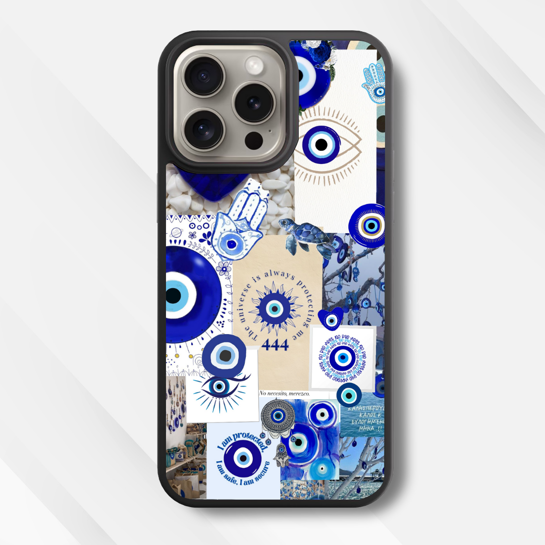 Hamsa & Evil Eye Glass Case