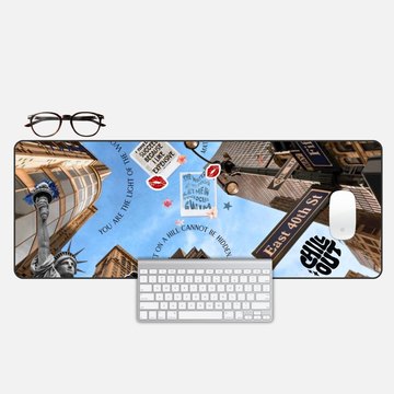 Manhattan Moodboard Desk Mat and Gaming Mouse Pad