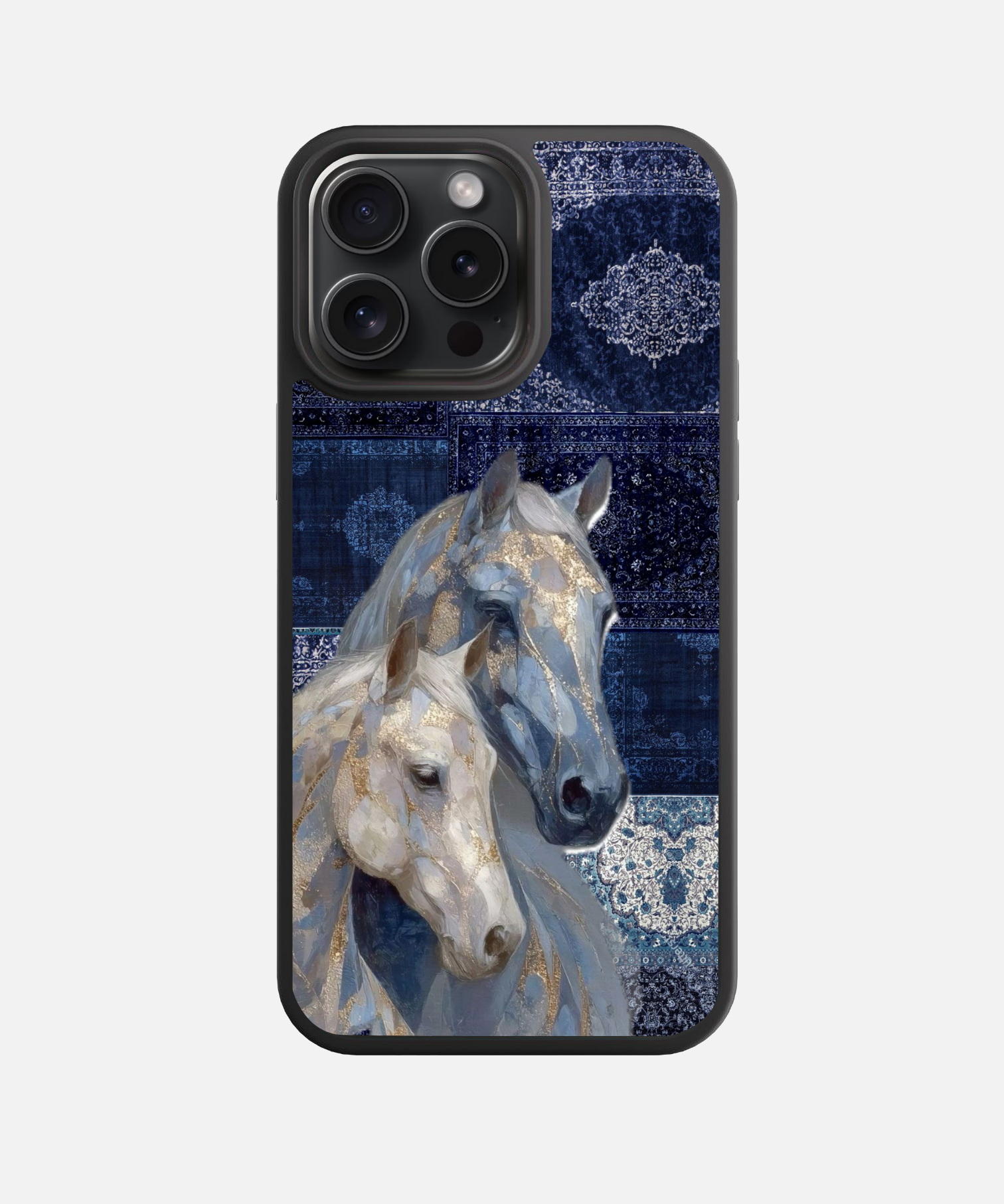 Moonlit Stallion Legacy Glass Case