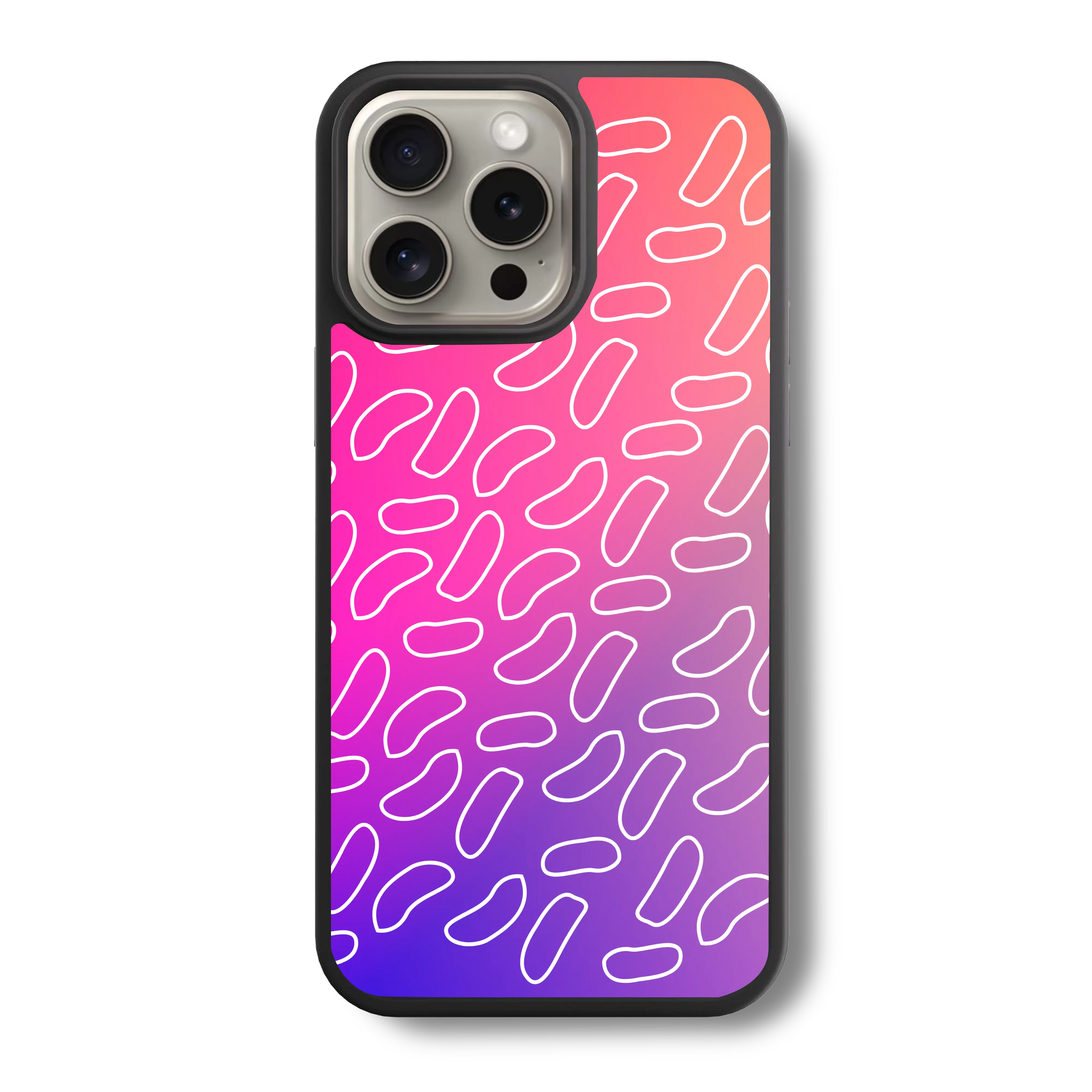 Neon Pulse Glass Case