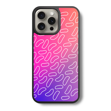 Neon Pulse Glass Case